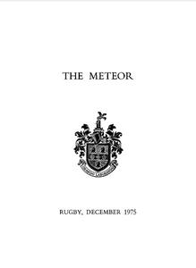 The front cover of The Meteor 1975